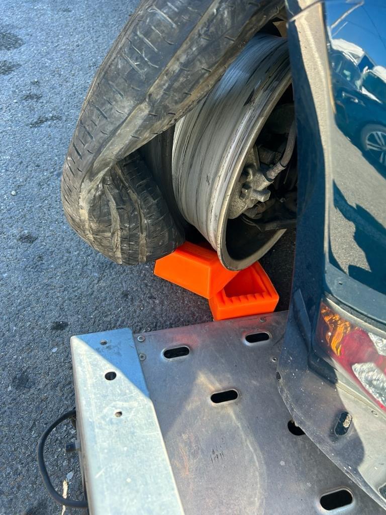 chargement véhicule accidenté
