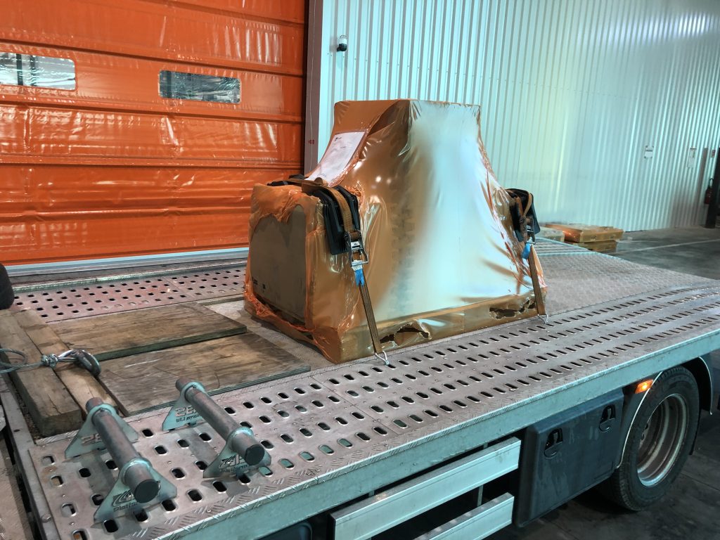 transport de marchandises usine